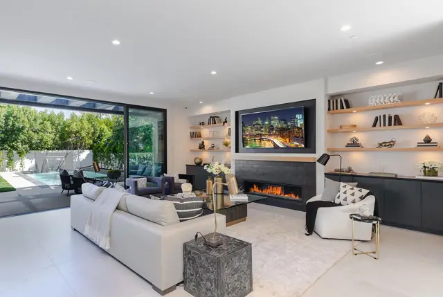 Living space remodeled by Regal Construction & Remodeling