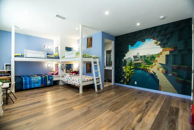 Living space remodeled by Regal Construction & Remodeling