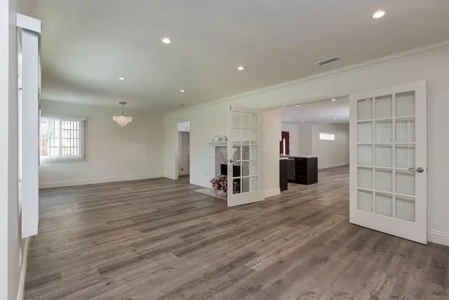 Living space remodeled by Regal Construction & Remodeling